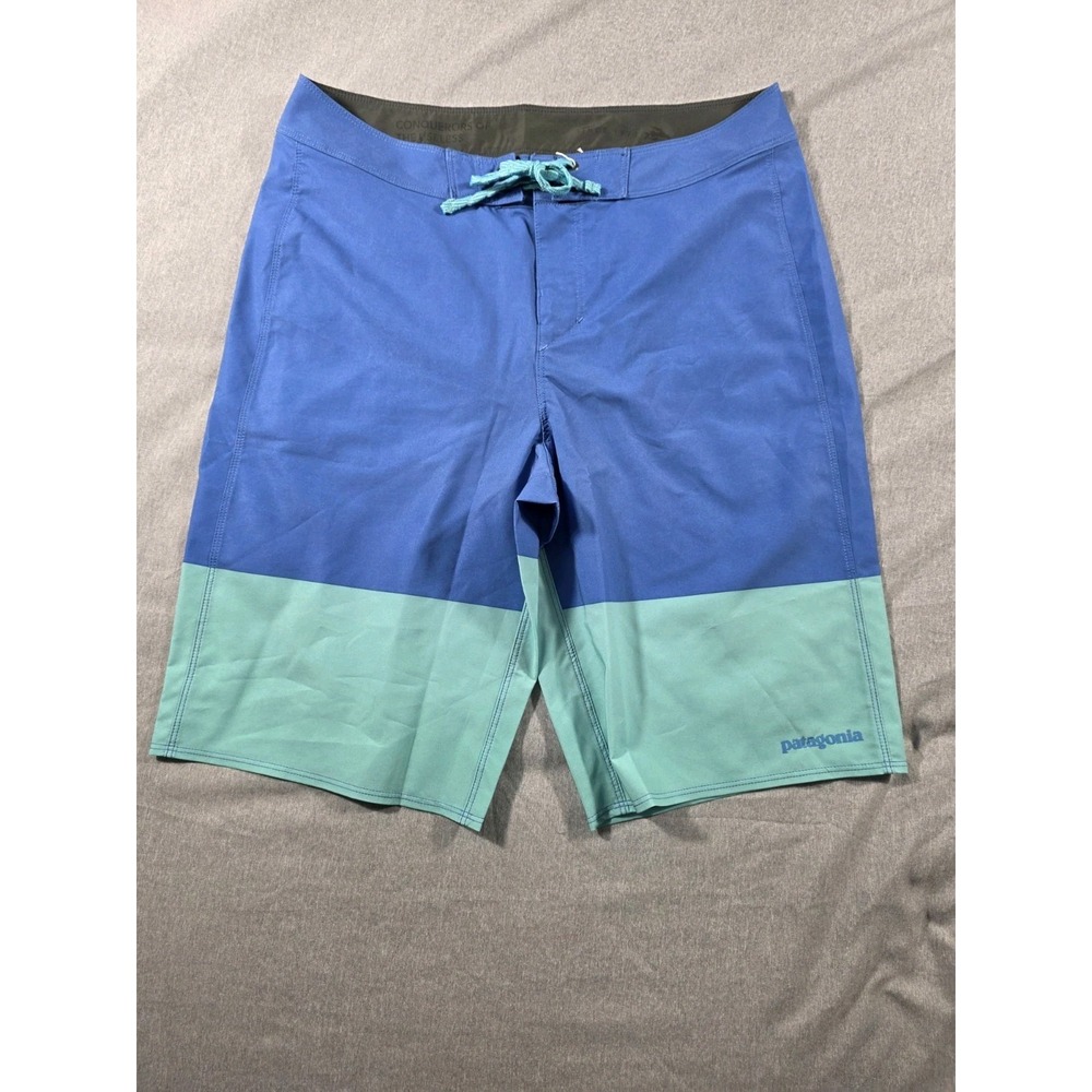 NWOT *READ* Patagonia Hydropeak Boardshorts Bayou Blue Mens size‎ 29